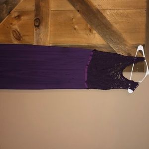David’s bridal- Plum bridesmaids dress